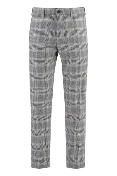 Department Five Setter Chino Trousers In Wool Blend In Grey