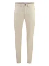 Department Five Mike Buttoned-pocket Chino Trousers In Neutral
