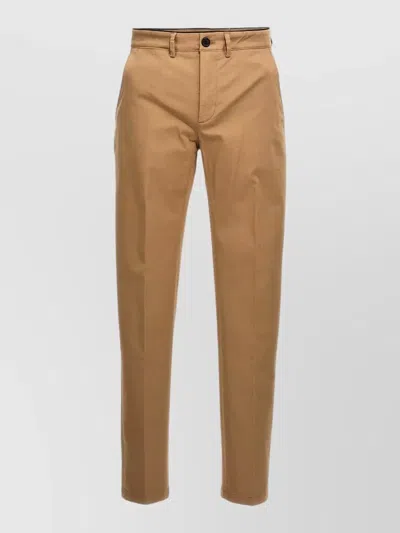 Department Five Mike Tailored Pants Belt Loops Pockets In Brown