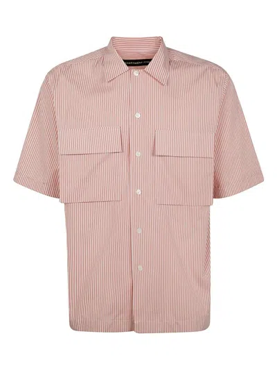 Department Five Monitor Military Style Shirt In Pink