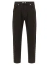Department Five Musso Used-effect Cotton Jeans In Black