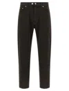 Department Five Musso Used-effect Cotton Jeans In Black