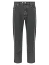 Department Five Musso Logo-patch Jeans In Gray