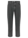 Department Five Musso Logo-patch Jeans In Gray