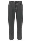 Department Five Musso Logo-patch Jeans In Gray