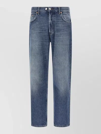 Department Five Musso Jeans Straight Fit Belt Loops In Blue