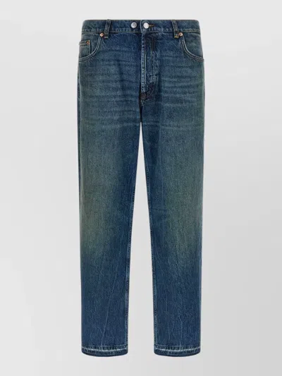 Department Five Musso Jeans Straight Fit Belt Loops Five Pockets In Blue