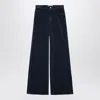 Department Five Navy Blue Corduroy Palazzo Trousers