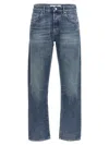 Department Five Slim Fit Drake Jeans With Logo Button 15cm In Light Blue