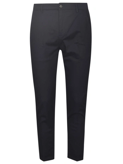 Department Five Off Regular Trousers In Blue