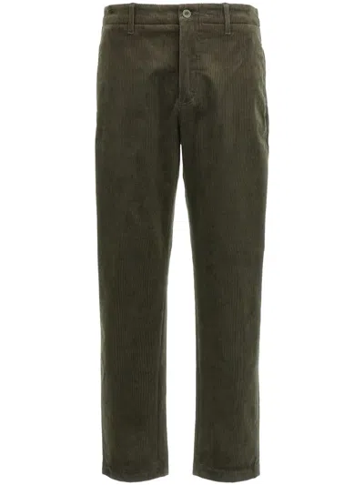 Department Five Off Pants In Green