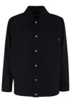 Department Five Overshirt Jacket In Black