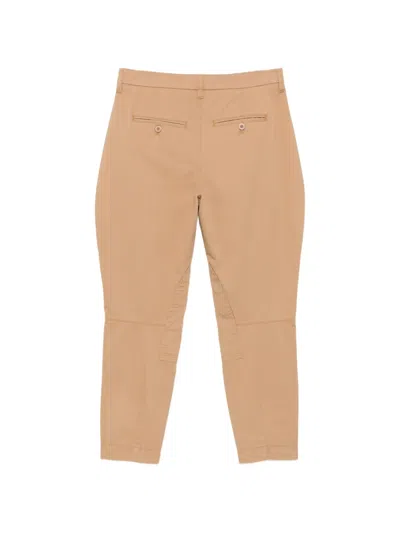 Department Five Panelled Slim-fit Trousers In Neutrals