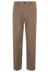 Department Five Ant Button-fly Chino Trousers In Brown