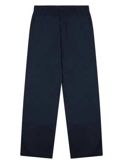 Department Five Elasticated-waistband Trousers In Blue