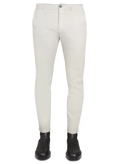 Department Five Department 5 Pants With Logo Patch In White