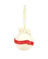 Department Five Peace On Earth Ornament In Neutral