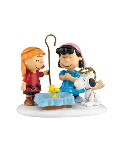 Department Five Peanuts Pageant Figurine In Multi