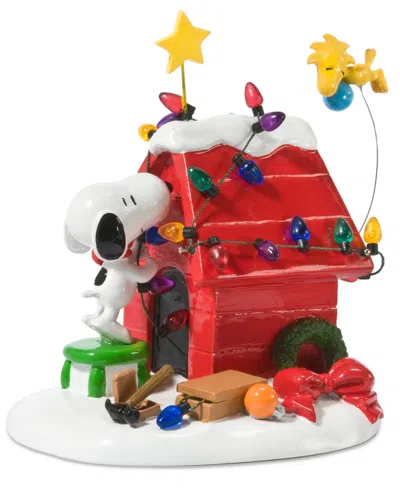 Department Five Peanuts Village Getting Ready For Christmas Collectible Figurine In No Color