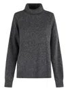 Department Five Peggy Roll-neck Sweater In Gray
