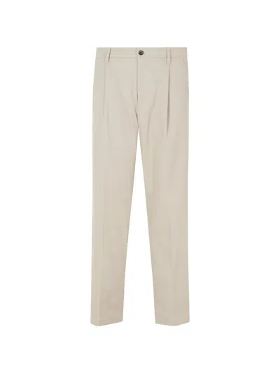 Department Five Pleated Straight-leg Trousers In Neutral