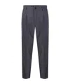 Department Five Pleated Trousers In Blue