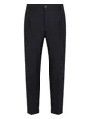 Department Five Department 5 Pants In Mixed Wool In Blue