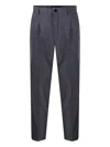 Department Five Pleated Trousers In Gray