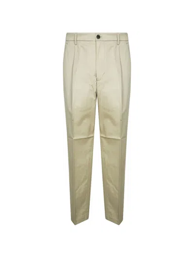 Department Five Pleated Wide-leg Trousers In Neutral
