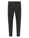 Department Five Pleated-wool Trousers In Gray