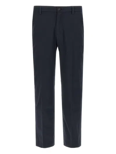 Department Five Pleated Zip-fly Trousers In Blue
