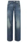 Department Five Faded-effect Trousers In Blue