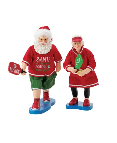 Department Five Possible Dream Santa Pickleball Season Figurine In Red