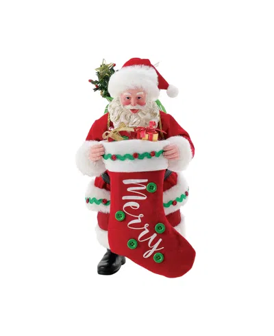 Department Five Possible Dream Santa The Big Stocking Figurine In Multi