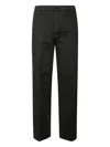 Department Five Pressed-crease Chino Trousers In Black