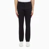 Department Five Department 5 Navy Cotton Chino Trousers In Black