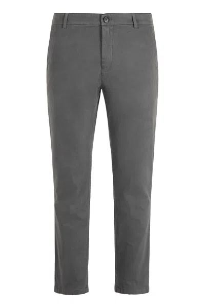 Department Five Grey Tailored Chino Pants In Gray