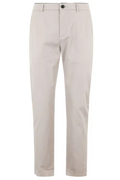 Department Five Prince Chino Slim Crop Piquet In Beige