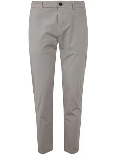 Department Five Prince Crop Chino Trousers In Grey
