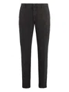 Department Five Department 5 Prince Cotton Chino Trousers In Black