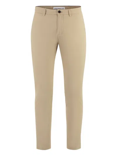 Department Five Prince Flap-pocket Chino Trousers In Neutral
