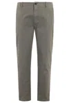 Department Five Prince Pantalone Chino Slim Crop In Gray