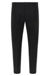Department Five Pleated Wool-blend Trousers In Black