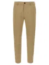 Department Five Beige Prince Pants In Green
