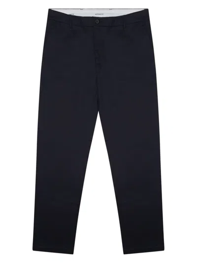 Department Five Prince Slim Fit Tailored Trousers In Blue