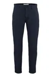 Department Five Solid Color Stretch Cotton Prince Chino Pants