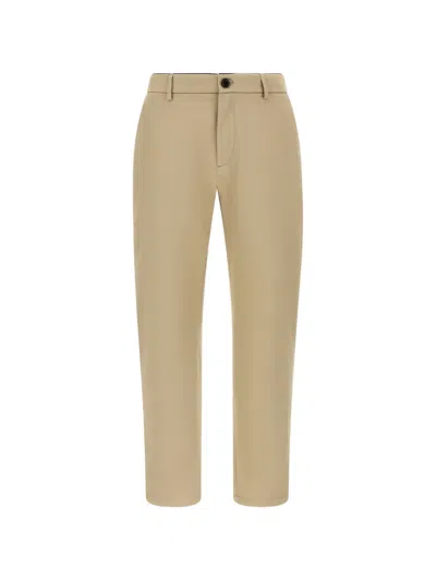 Department Five Prince Flap-pocket Chino Trousers In Metallic