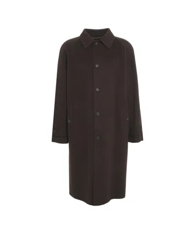 Department Five 'radison' Wool Coat In Brown