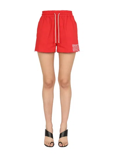Department Five Red Logo Shorts