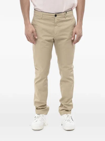 Department Five Regular-waist Stretch-cotton Trousers In Neutral